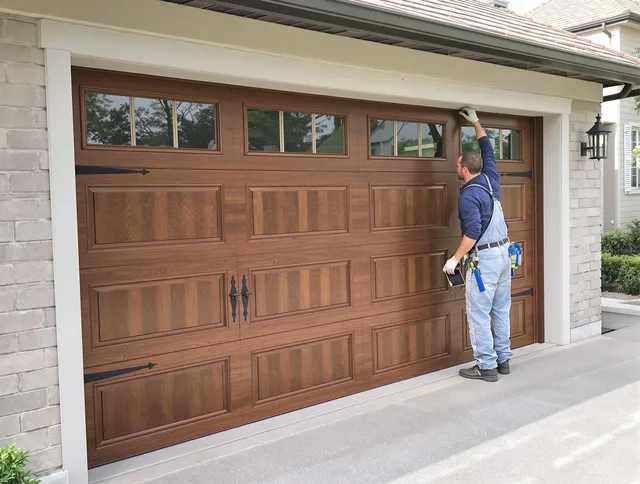 Custom garage door showcase by Akron Garage Door Repair in Akron