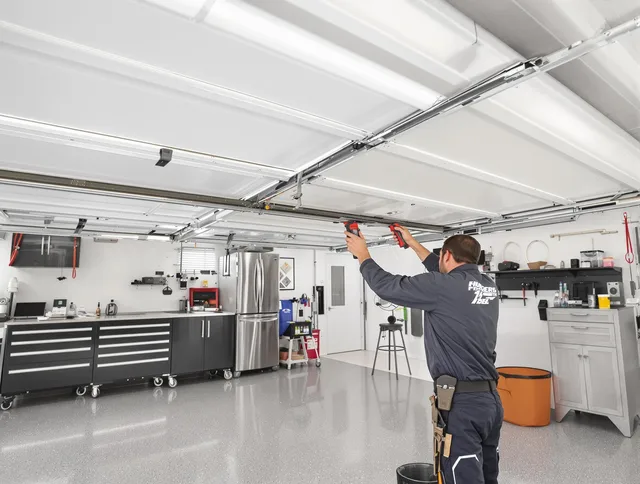 Overhead garage door repair service by Akron Garage Door Repair in Akron